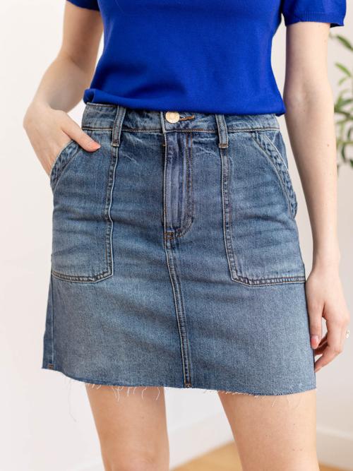 KUT Bristol Patch Pocket Skirt
