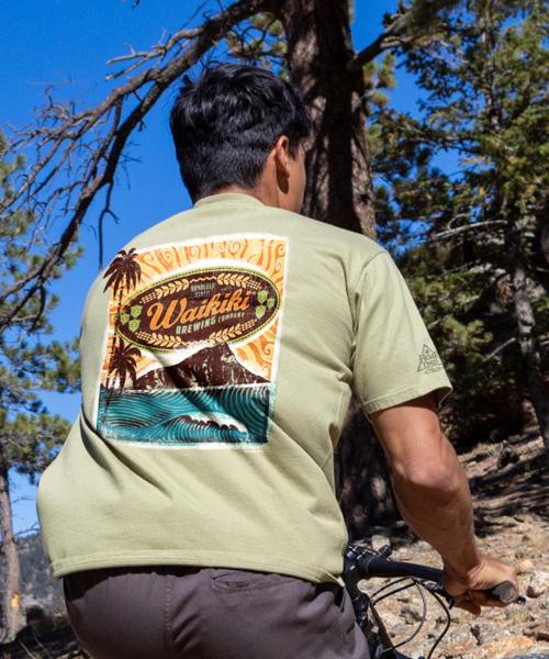 Sunset Brew - Hemp Dyed Short Sleeve Crewneck T-Shirt