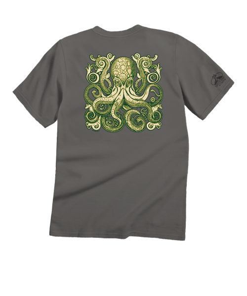 Vintage Octopus - Crater Dyed® Short Sleeve Crewneck T-Shirt