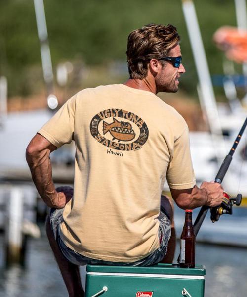 Ugly Tuna Saloona - Beer Dyed Short Sleeve Crewneck T-Shirt