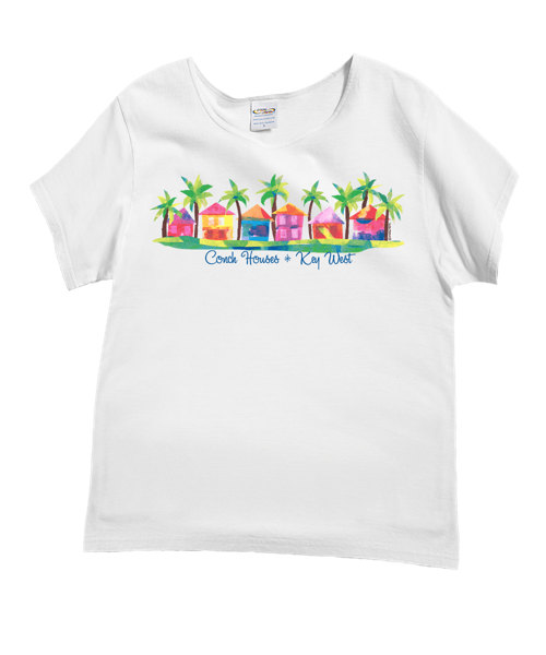 Conch Houses - White Short Sleeve Scoop Neck T-Shirt