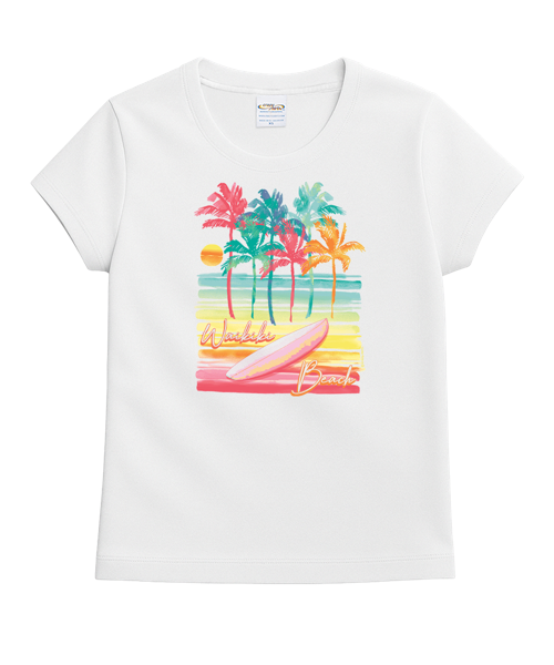 Surf Anywhere - White Short Sleeve Crewneck T-Shirt
