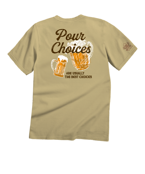 Pour Choice - Beer Dyed Short Sleeve Crewneck T-Shirt