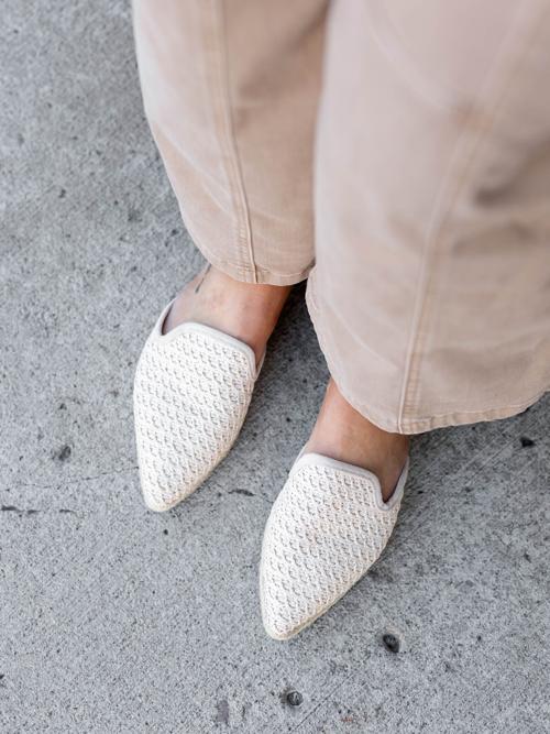 Annabelle Crochet Mule Slide