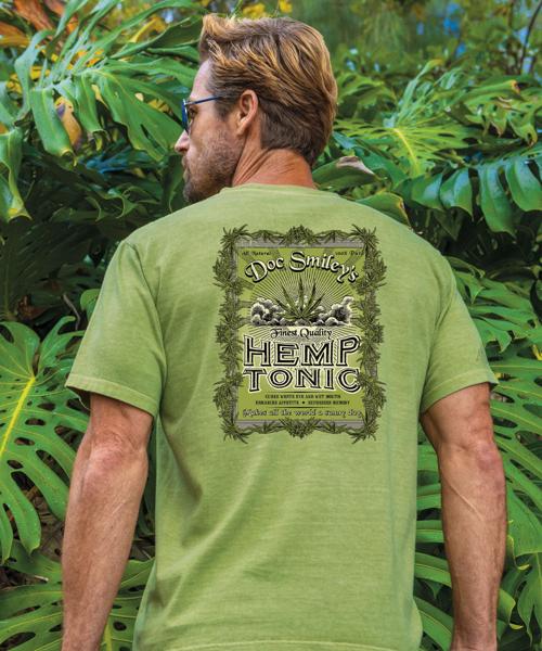 Doc Smileys - Hemp Dyed Short Sleeve Crewneck T-Shirt