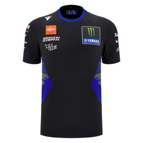 Monster Energy Yamaha 2025 Men's Team Replica T-Shirt - Black