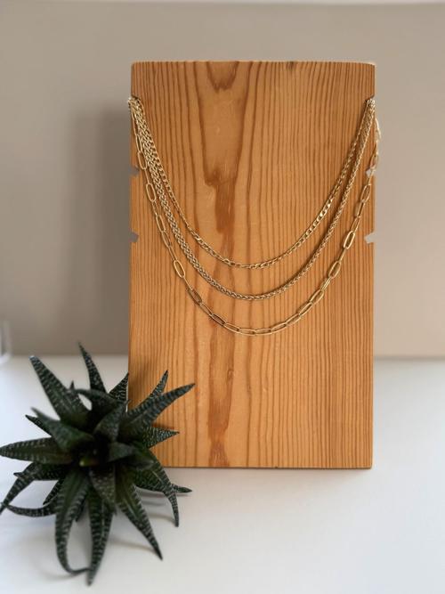 Mixed Layered Chain Necklace