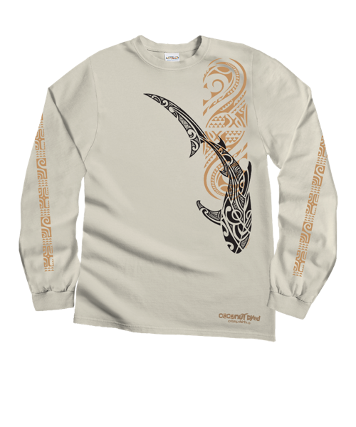 Mano Kaipo - Coconut Dyed Long Sleeve Crewneck T-Shirt