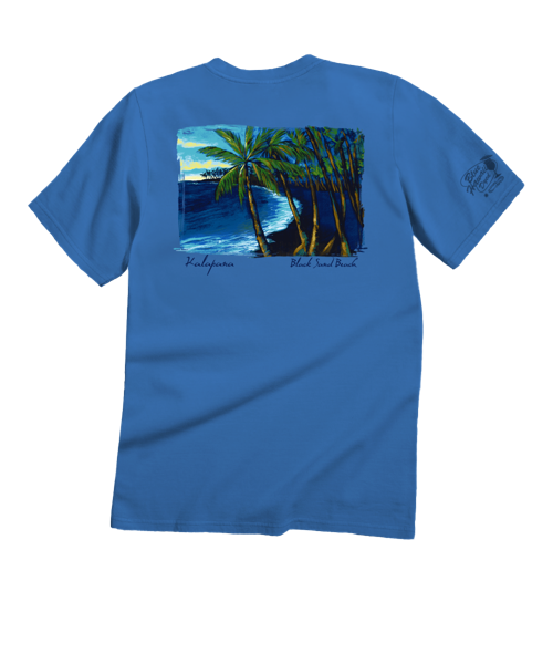 Kalapana - Blue Hawaii Dyed Short Sleeve Crewneck T-Shirt