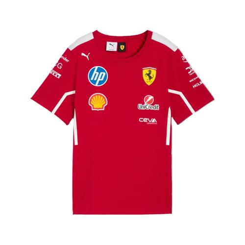 Scuderia Ferrari F1 2025 Men's Team T-Shirt - Dark Cherry