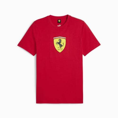 Scuderia Ferrari F1 Men's Puma Large Shield T-Shirt -Red/Yellow/Pink/Black