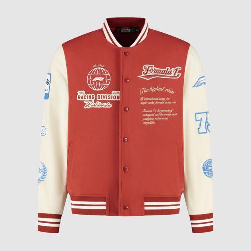 Formula 1 Tech Heritage Varsity Jacket - Red