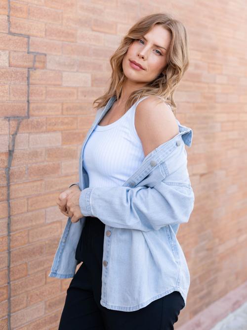 RISEN Light Oversized Shacket