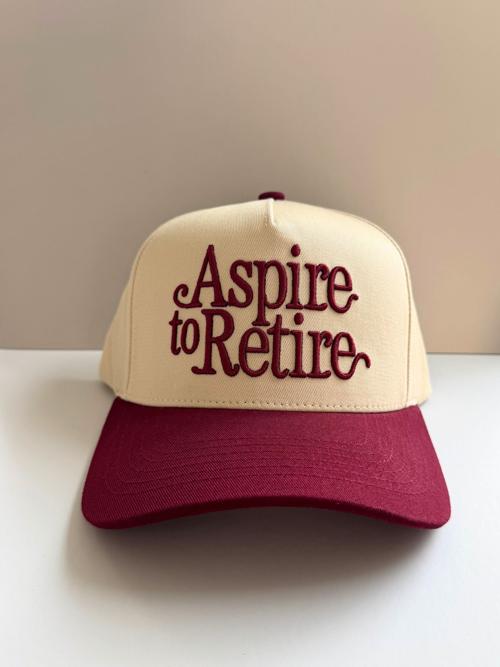 Aspire To Retire Baseball Hat