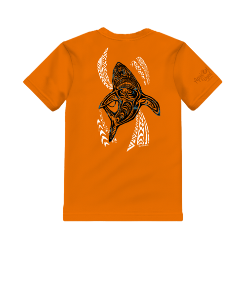 Shark Wave - Apricot Dyed Short Sleeve Crewneck T-Shirt