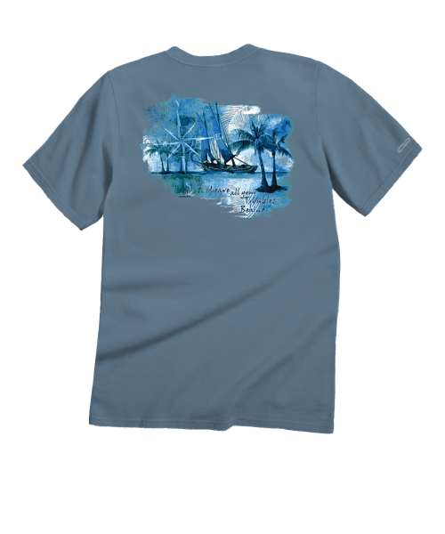Sail Away - Blue Sky Short Sleeve Crewneck T-Shirt