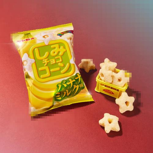 Shimi Choco Corn: Banana Milk(4 Packs)