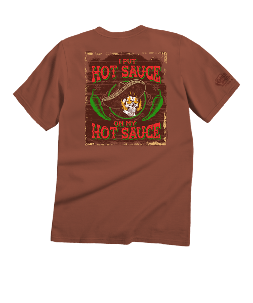 I Put Hot Sauce - Chile Dyed Short Sleeve Crewneck T-Shirt