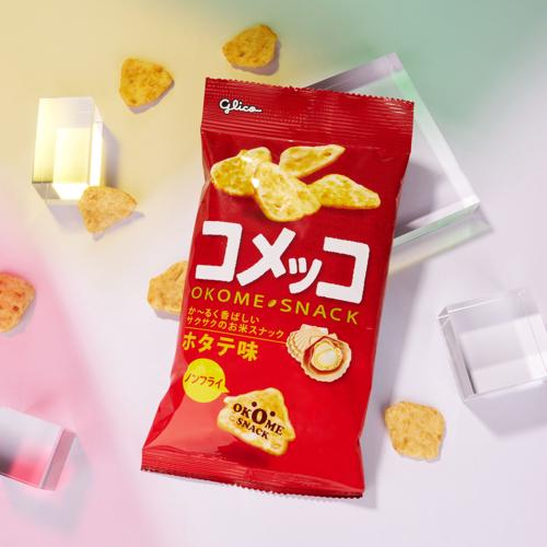 Glico Komeko Rice Cracker: Scallop