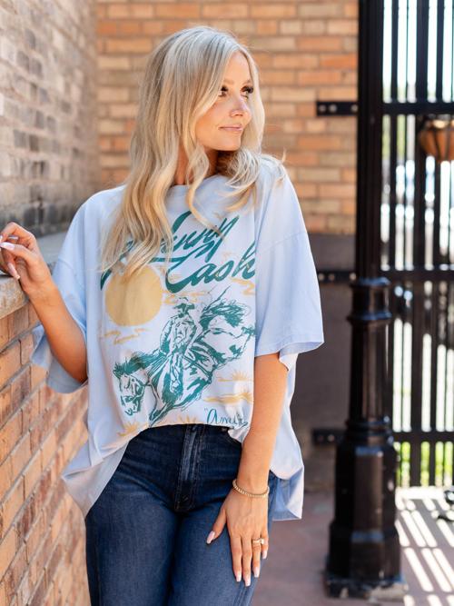 Daydreamer Johnny Cash American Rebel OS Tee