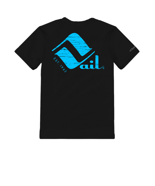 Retro Vail Black Short Sleeve Crewneck T-Shirt