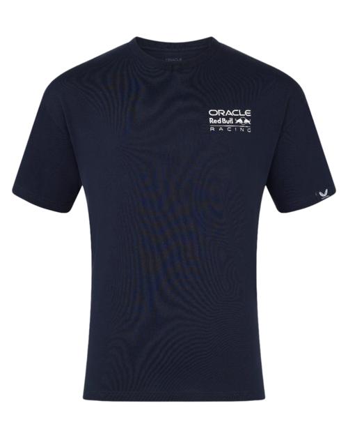 Red Bull Racing F1 Max Verstappen Oversized Crest T-Shirt - Night Sky