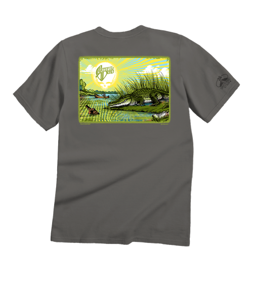 Grateful Dead Alligator - Crater Dyed® Short Sleeve Crewneck T-Shirt