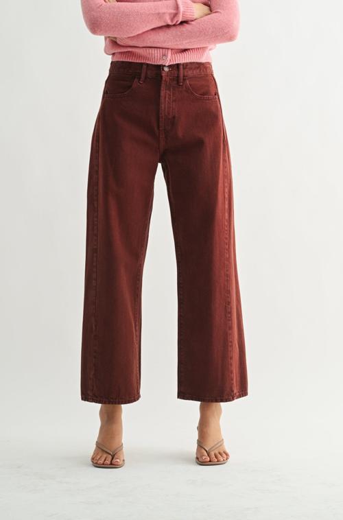 Just Black Cinnamon Barrel Jean Twist