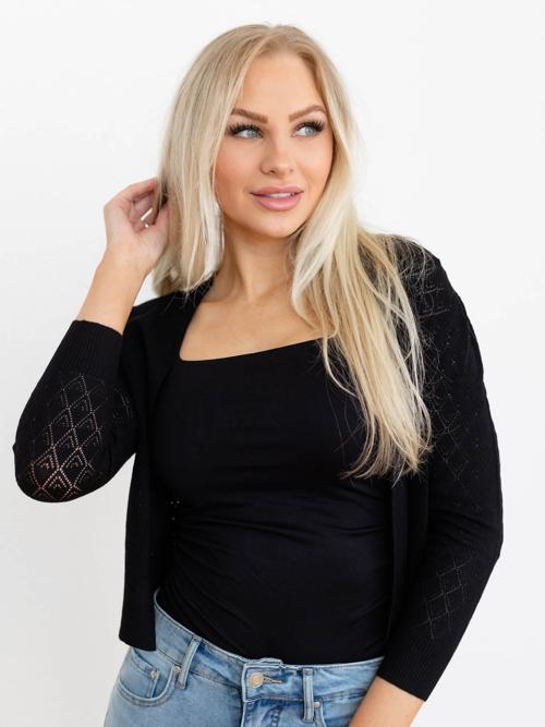 Lace Eyelet Bolero