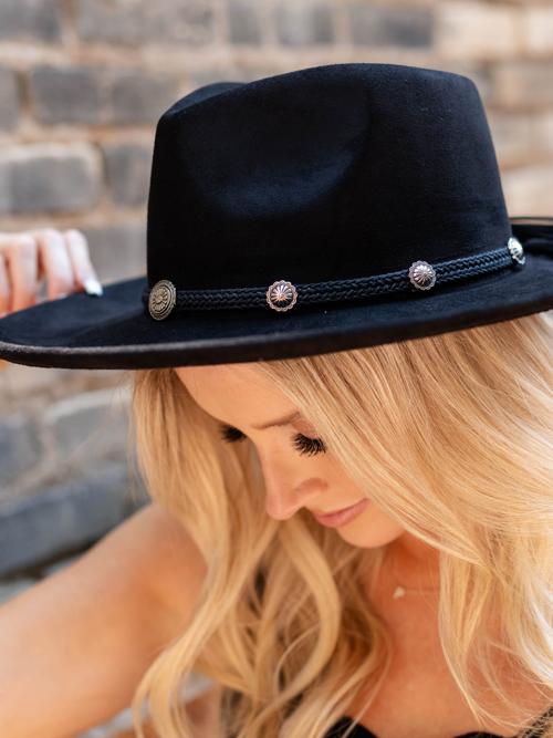 Mini Western Detail Fedora Hat