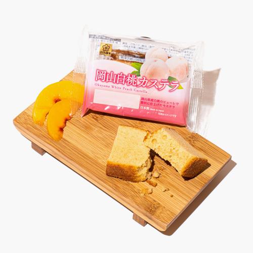 Okayama White Peach Castella (1 Piece)