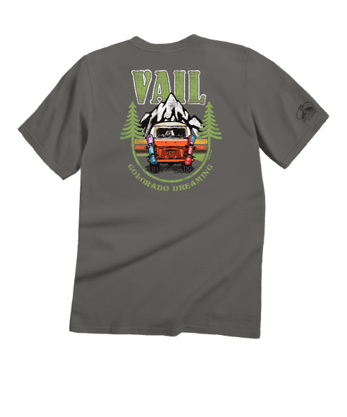 Volkswagen Vail Dreaming - Crater Dyed® Short Sleeve Crewneck T-Shirt