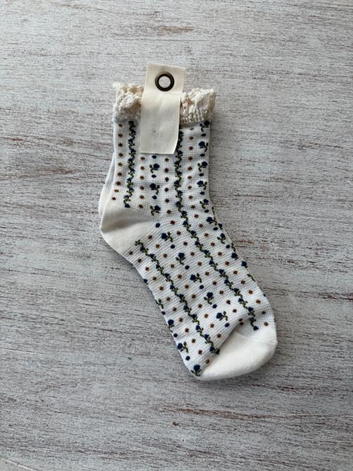 Free People Rosebud Waffle Knit Sock