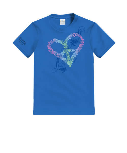 Honu Love - Blue Hawaii Dyed Short Sleeve Crewneck T-Shirt