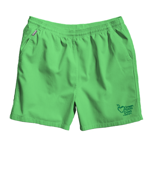 Green Apple Dyed Crazyshorts® Twill Shorts