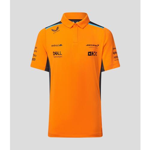 McLaren F1 Kid's Team Polo Shirt- Youth Papaya