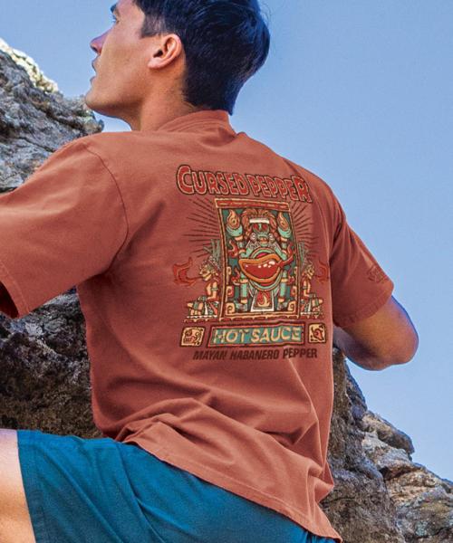 Cursed Pepper - Chile Dyed Short Sleeve Crewneck T-Shirt