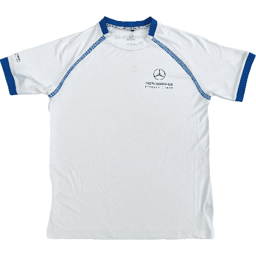 Mercedes Benz EQ Formula E S8 Women's Technical T-Shirt - Black/White
