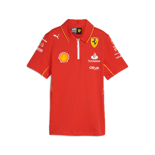 Scuderia Ferrari F1 2024 Women's Team Polo Shirt - Red