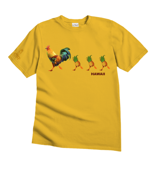 Pineapple Run - Pineapple Dyed Short Sleeve Crewneck T-Shirt