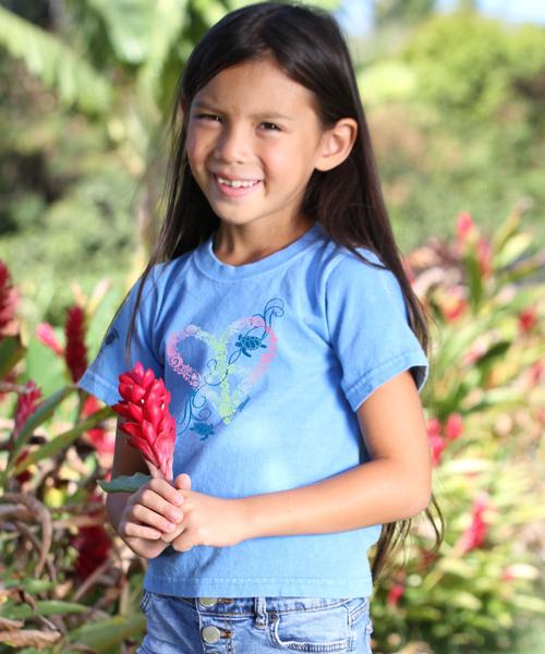 Honu Love - Blue Hawaii Dyed Short Sleeve Crewneck T-Shirt
