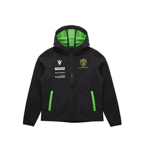Automobili Lamborghini Squadra Corse Kids Team Softshell Jacket - Youth Black