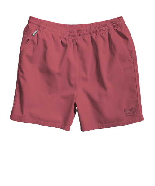 Paradise Red Dyed Crazyshorts® Twill Shorts