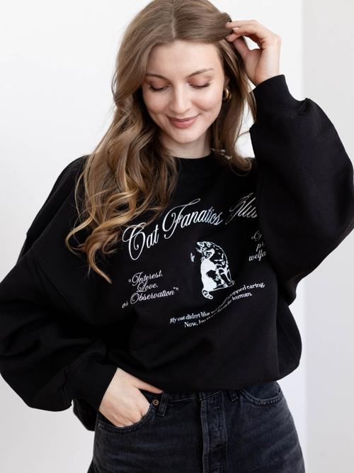 Cat Fanatics Club Sweatshirt