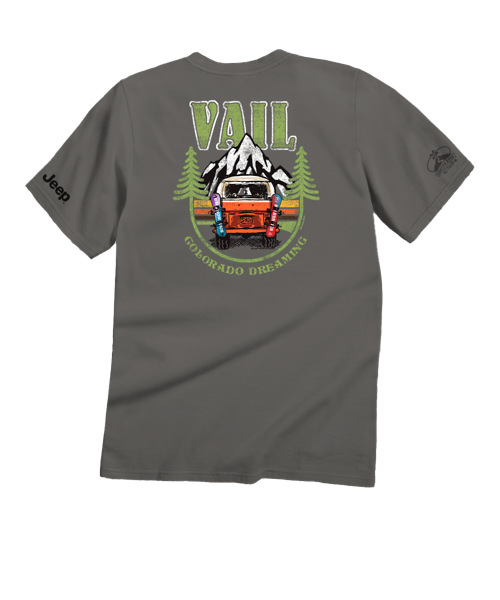Volkswagen Vail Dreaming - Crater Dyed® Short Sleeve Crewneck T-Shirt