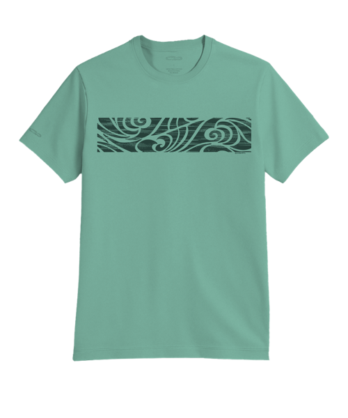 Hanele Band - Seagreen Short Sleeve Pima T-Shirt