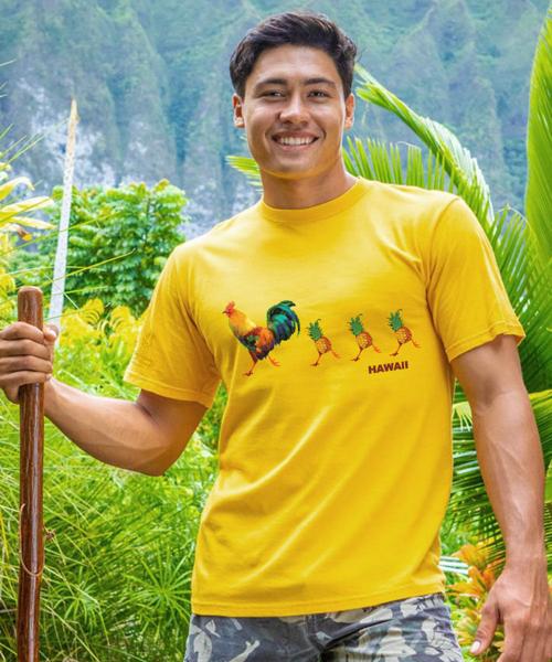 Pineapple Run - Pineapple Dyed Short Sleeve Crewneck T-Shirt