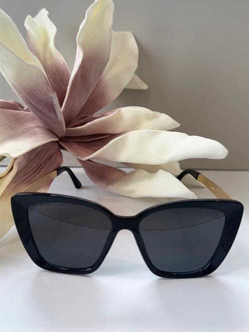 Blue Gem Blake Gold Bow Sunglasses