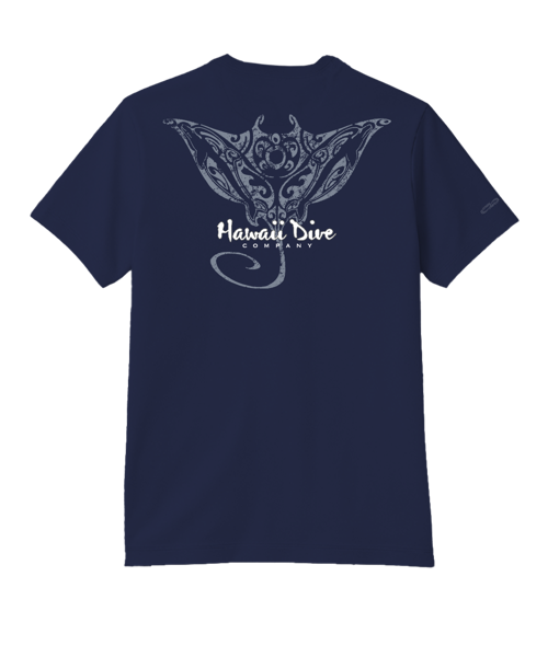 Tribal Dive - Indigo Short Sleeve Pima T-Shirt