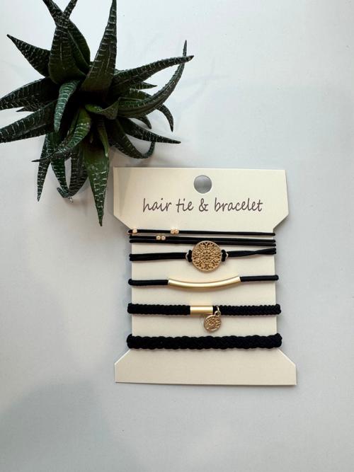 Boho Dual Function Knot Bracelet Hair Ties